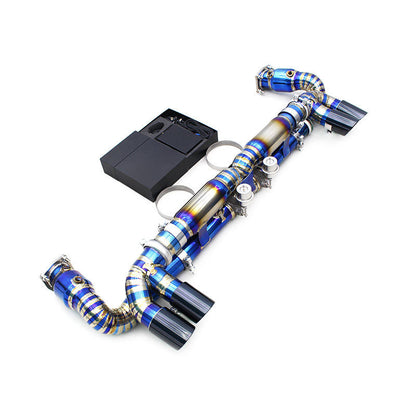 Porsche 911 997.1 Turbo Unleashed + Primary Pipes Exhaust System Dual Tip