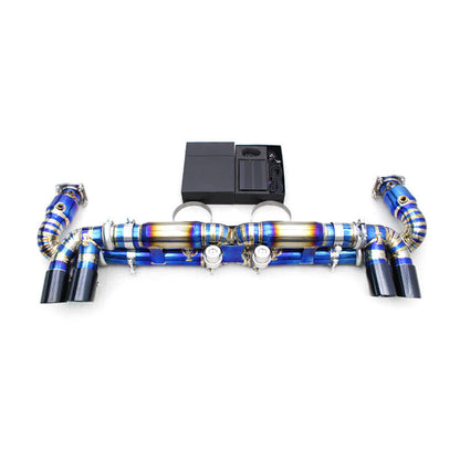 Porsche 911 997.1 Turbo Unleashed + Primary Pipes Exhaust System Dual Tip