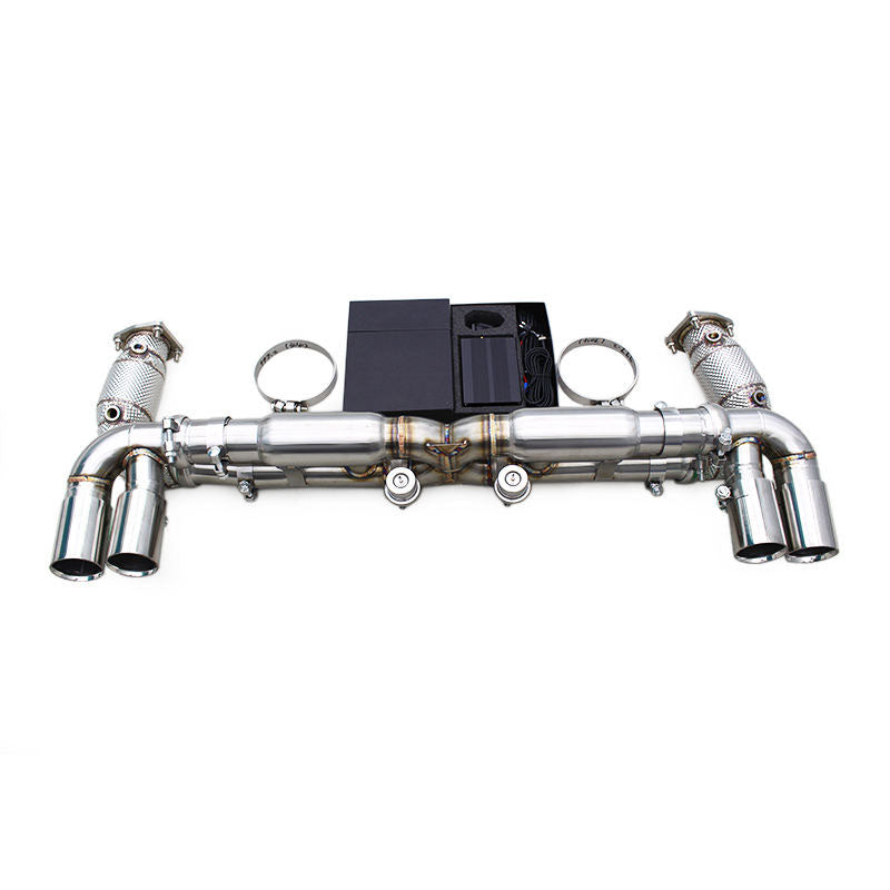 Porsche 911 997.1 Turbo Unleashed + Primary Pipes Exhaust System Dual Tip
