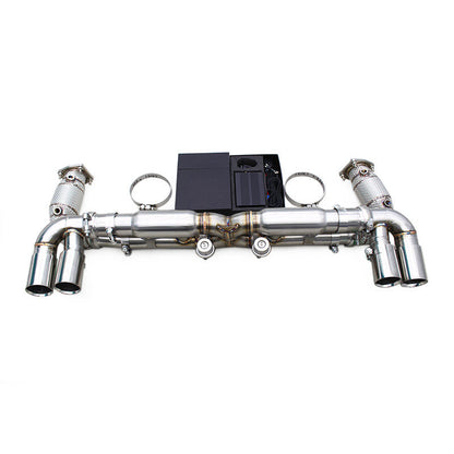 Porsche 911 997.1 Turbo Unleashed + Primary Pipes Exhaust System Dual Tip
