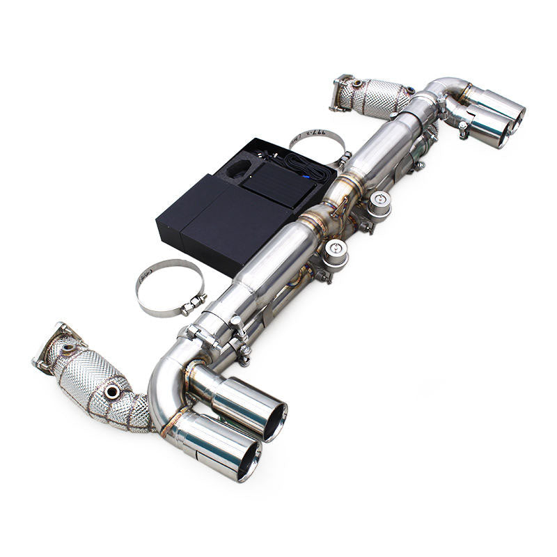 Porsche 911 997.1 Turbo Unleashed + Primary Pipes Exhaust System Dual Tip