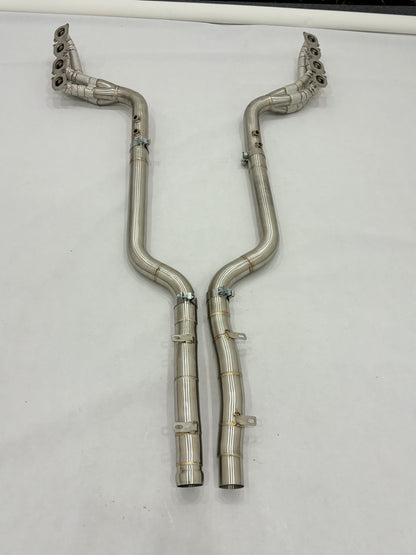 Mercedes-Benz W204 C63 AMG Headers + Primary Pipes Exhaust System