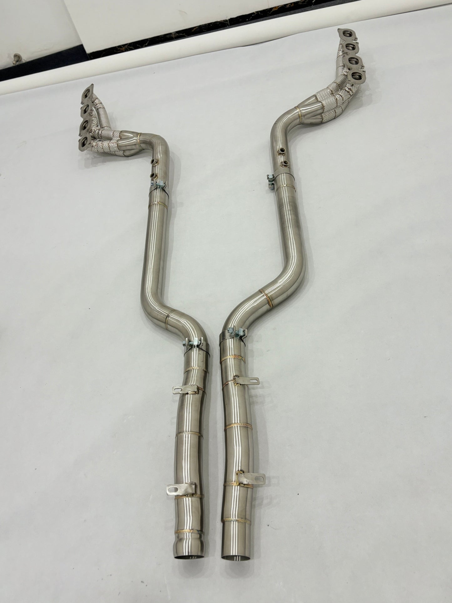 Mercedes-Benz W204 C63 AMG Headers + Primary Pipes Exhaust System