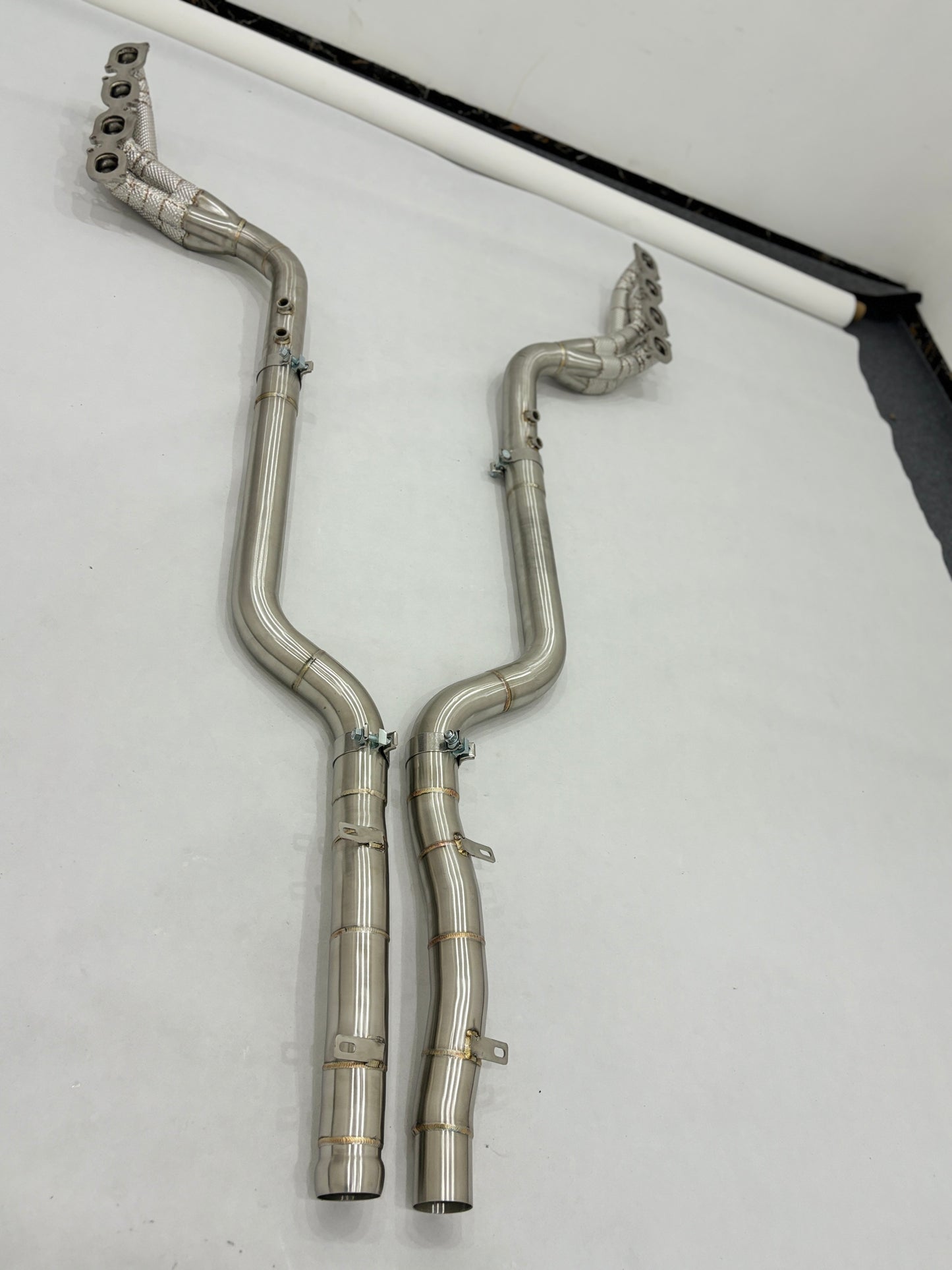 Mercedes-Benz W204 C63 AMG Headers + Primary Pipes Exhaust System