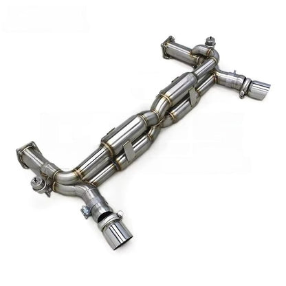 Porsche 911 996 Unleashed Turbo + Primary Pipes Single Tip Exhaust System