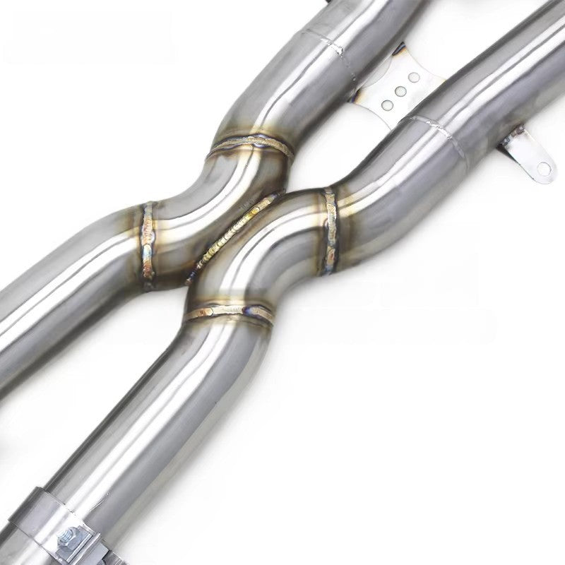 Mercedes-Benz SLS AMG C197 Control With X Pipe Exhaust System