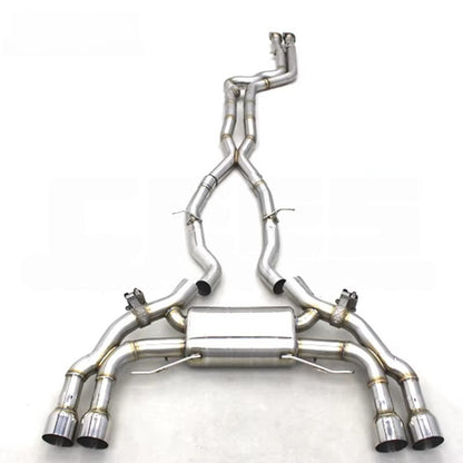 BMW X4M F98 X Pipe Control Exhaust System