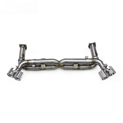 Porsche 911 997.1 Turbo Unleashed + Primary Pipes Exhaust System Dual Tip