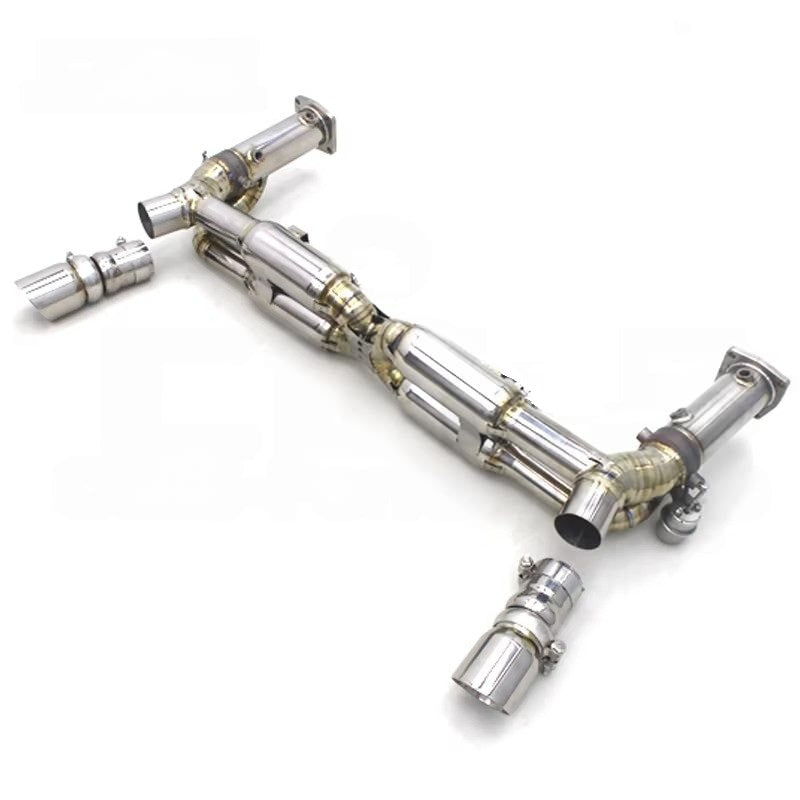 Porsche 911 997.1 Turbo Unleashed + Primary Pipes Exhaust System Single Tip
