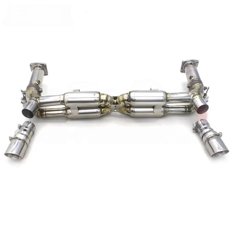 Porsche 911 997.1 Turbo Unleashed + Primary Pipes Exhaust System Single Tip