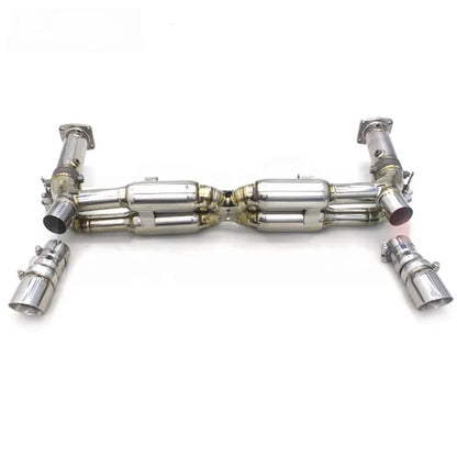 Porsche 911 997.1 Turbo Unleashed + Primary Pipes Exhaust System Single Tip