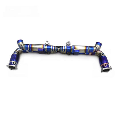 Porsche 911 997.1 Turbo Unleashed + Primary Pipes Exhaust System Single Tip