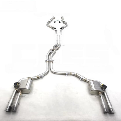 Audi S8 D4 Control + Race Pipes Exhaust System