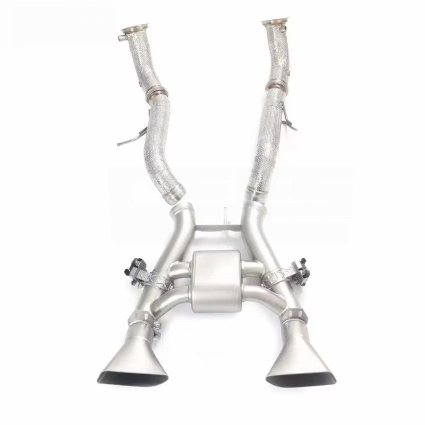 McLaren 625C Control Race Pipes Exhaust System