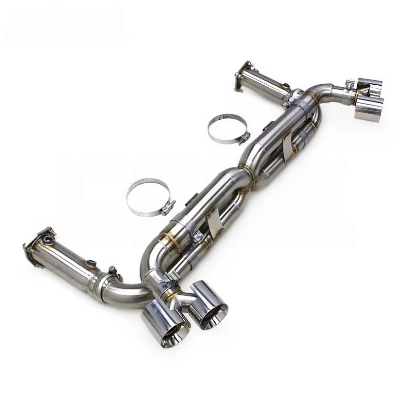 Porsche 911 997.1 Turbo Unleashed + Primary Pipes Exhaust System Dual Tip