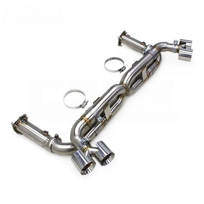 Porsche 911 997.1 Turbo Unleashed + Primary Pipes Exhaust System Dual Tip