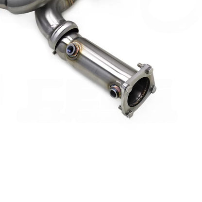 Porsche 911 997.1 Turbo Unleashed + Primary Pipes Exhaust System Single Tip