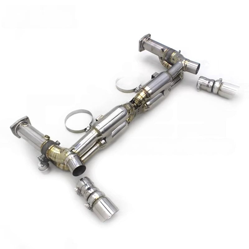 Porsche 911 997.1 Turbo Unleashed + Primary Pipes Exhaust System Single Tip