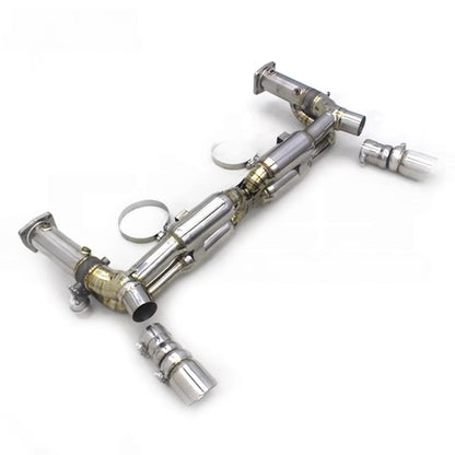 Porsche 911 997.1 Turbo Unleashed + Primary Pipes Exhaust System Single Tip