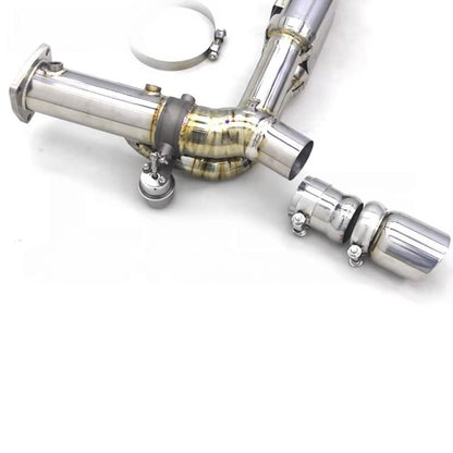 Porsche 911 997.1 Turbo Unleashed + Primary Pipes Exhaust System Single Tip