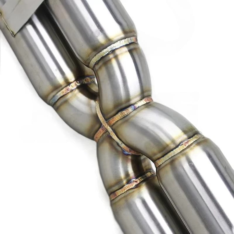 Porsche 911 996 Unleashed Turbo + Primary Pipes Single Tip Exhaust System