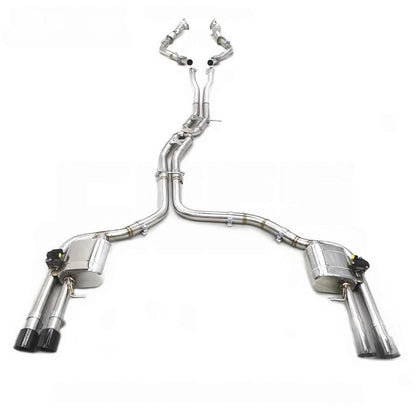 Audi S8 D4 Control + Race Pipes Exhaust System