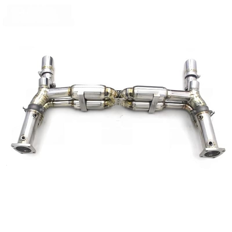 Porsche 911 997.1 Turbo Unleashed + Primary Pipes Exhaust System Single Tip