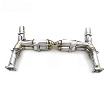 Porsche 911 997.1 Turbo Unleashed + Primary Pipes Exhaust System Single Tip