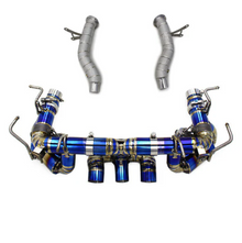 Ferrari 458 Control + Race Pipes 3 Tip Exhaust System