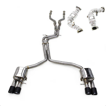 Audi S5 B8 V6 Control + Race Pipes Exhaust System